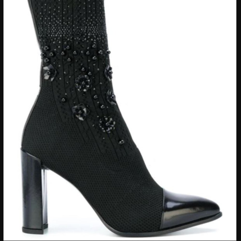 STUART WEITZMAN Women's Ankle Boots Booties In Black size 8.5
